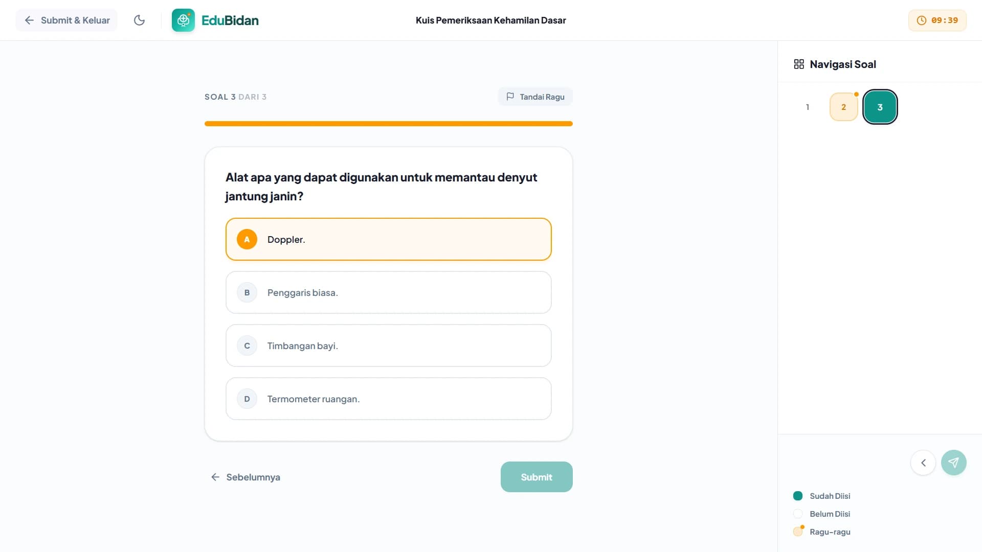 EduBidan - Quiz Experience